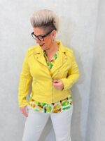 Perfecto Coloré Grande Taille Effet Suédine – Esprit Mode & Audace