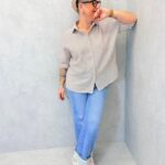 Chemise Fluide Grande Taille – Légèreté Naturelle & Élégance Décontractée