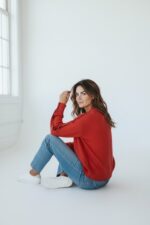 Pull Couture Apparente NAUSIKI En Maille Fine – ANGE – Image 3