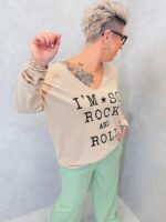 Top Message Grande Taille – Esprit Rock & Confort Décontracté – Image 3