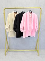 Veste Fluide Grande Taille – Élégance Colorée & Coupe Décontractée Chic – Image 4