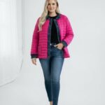 Veste matelassée bicolore esprit denim – Élégance casual & confort absolu