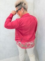 Perfecto Coloré Grande Taille Effet Suédine – Esprit Mode & Audace – Image 7