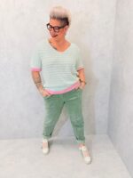 Pull Rayé Grande Taille – Douceur Estivale & Confort Lumineux – Image 6