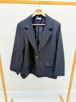 Veste blazer grande taille rose – Élégance structurée & féminité moderne – Image 8