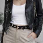 Ceinture à Œillets en Cuir de Vachette – Détail Mode & Caractère