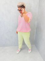 Pull Rayé Grande Taille – Douceur Estivale & Confort Lumineux – Image 8