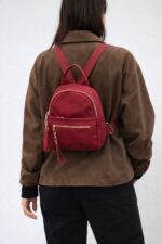 Sac À Dos Urbain Compact À Fermetures Dorées