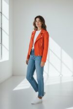 Veste Suédine Courte Esprit Biker – Image 5