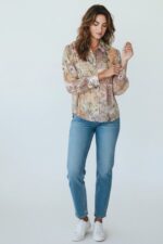 Chemise Imprimée Bohème – EMA BLUE’s | Fabrication Française