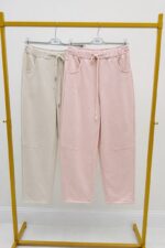 Pantalon Jogg Coupe Barrel En Coton – Image 2