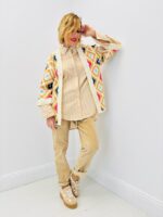 Gilet Crochet Bohème à Motifs Géométriques – Image 8