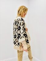 Gilet Crochet Bohème à Motifs Géométriques – Image 7