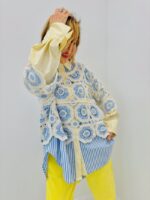 Pull Crochet Bohème à Motifs Floraux – Image 6