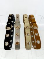 Ceinture à Œillets en Cuir de Vachette – Détail Mode & Caractère – Image 2