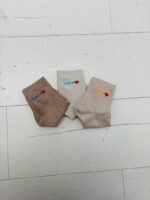 Chaussettes Lurex à Message Brodé Cœur – Image 2