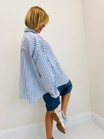 Chemise Rayée À Détails Brodés En Fibre De Bambou – Image 4