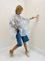 Chemise Transparente Fleurie En Matières Naturelles – Image 3