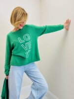 Pull “Love” À Col Rond En Maille Douce – Image 4