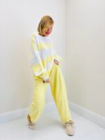 Pull À Grosses Rayures En Maille Douce – Image 3