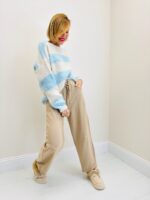 Pull À Grosses Rayures En Maille Douce – Image 5