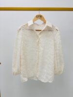 Chemise Texturée En Voile Brodé – Image 2