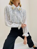 Chemise Texturée En Voile Brodé À Col Classique – Image 5