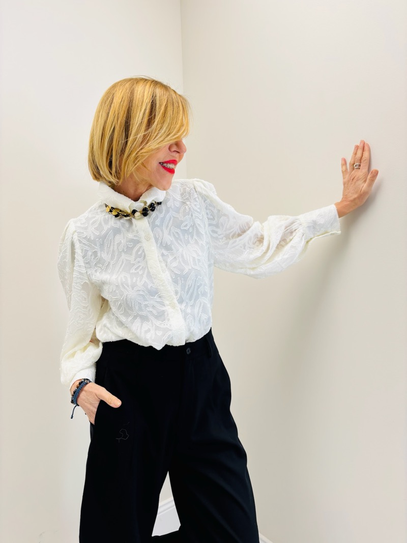 IMG_2786 Chemise Texturée En Voile À Effet Gaufré – Image 1