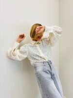 Chemise En Voile Texturé À Motifs En Relief