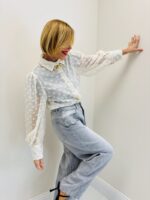 Chemise En Voile Texturé À Motifs En Relief – Image 4