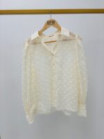 Chemise En Voile Texturé À Motifs En Relief – Image 2