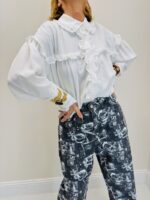 Chemise Fluide À Volants En Viscose – Image 4