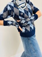 Mitaines Motif Argyle Ornées De Détails Bijoux - Marque Ange – Image 6