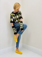 Mitaines Motif Argyle Ornées De Détails Bijoux - Marque Ange – Image 4