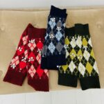 Mitaines Motif Argyle Ornées De Détails Bijoux - Marque Ange