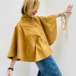 Cape En Suédine À Coupe Fluide - Marque Ange