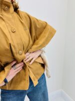 Cape En Suédine À Coupe Fluide - Marque Ange – Image 5