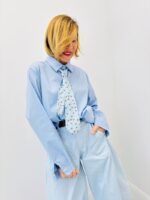 Chemise Fluide avec Cravate Intégrée – élégance moderne et esprit couture – Image 2