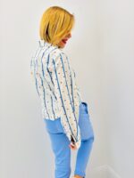 Chemise Rayée en Coton à Petits Cœurs – fraîcheur graphique et touche ludique – Image 3