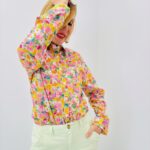 Chemise Fleurie en Coton – éclat printanier et féminité assumée