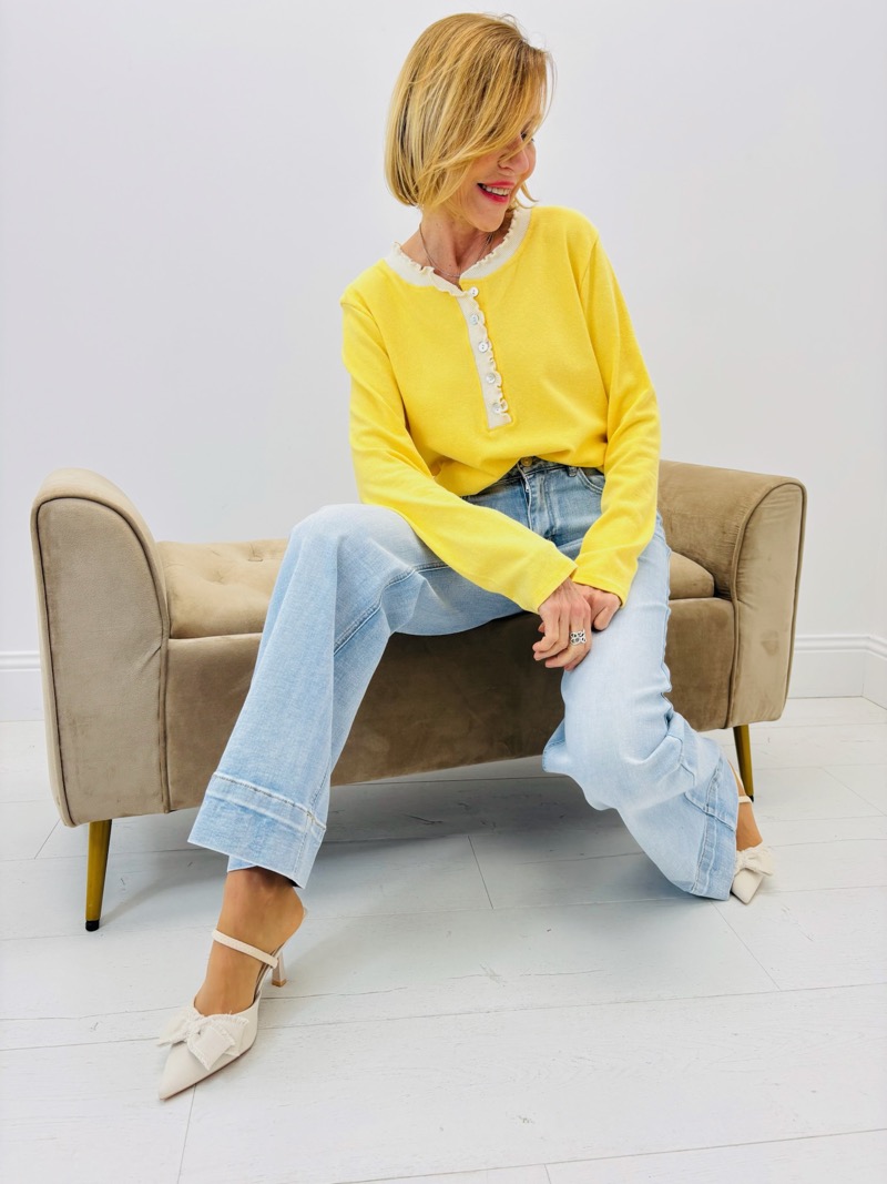 IMG_3393 Pull Manches Longues col Tunisien – douceur casual et détail féminin – Image 1