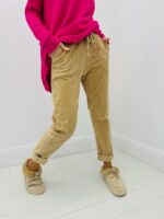 Pantalon en Velours Côtelé Marque Cascade – confort cocooning et allure casual chic