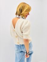 Gilet Manches Courtes en Maille – douceur colorée et esprit rétro chic – Image 8