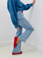 Jean Coupe Wide Leg ceinturé – allure bohème et détail signature – Image 6