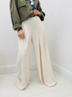 Pantalon Large Ceinturé – élégance fluide et allure chic moderne