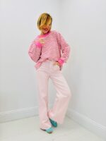 Pull Col Rond Rayé esprit casual chic – Image 3