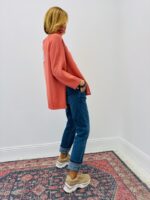 Pull Oversize En Coton À Manches 3/4 – Image 2