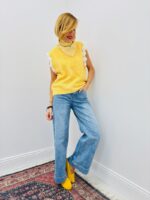 Pull Sans Manches En Maille Douce À Détails Floraux – Image 5