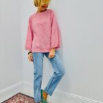 Pull En Laine À Manches Raglan Texturées