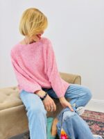 Pull En Laine À Manches Raglan Texturées – Image 4